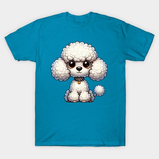 Cute Poodle T-Shirt by Dmytro